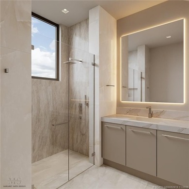 A new, contemporary 11,000 sf waterfront home is under on Sailfish Point Golf Club, Inc. in Florida - for sale on GolfHomes.com, golf home, golf lot