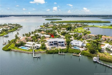 A new, contemporary 11,000 sf waterfront home is under on Sailfish Point Golf Club, Inc. in Florida - for sale on GolfHomes.com, golf home, golf lot