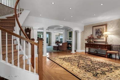 This stunning 5-bedroom, 5.5-bathroom English Tudor waterfront on Navesink Country Club in New Jersey - for sale on GolfHomes.com, golf home, golf lot