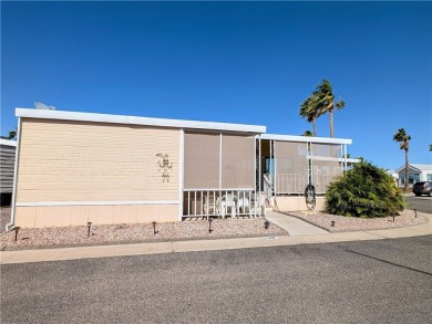 Lovely, oversized corner lot with a fabulous, covered patio and on Riverview Golf Course in Arizona - for sale on GolfHomes.com, golf home, golf lot