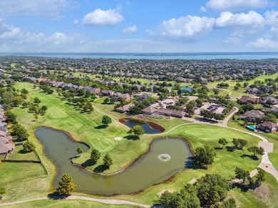 Discover this fantastic home on the 15th green of the WaterView on Jim Boggs in Texas - for sale on GolfHomes.com, golf home, golf lot