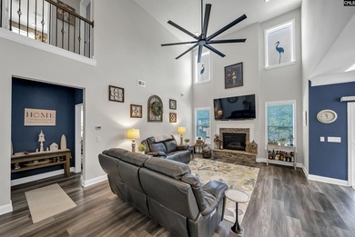 Drive your golf cart to the lake from this beautiful 3Br, 2 1/2 on Timberlake Country Club in South Carolina - for sale on GolfHomes.com, golf home, golf lot