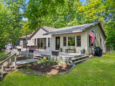 This beautiful Lake Mecosta property features 137 feet of nice on St. Ives Golf Club in Michigan - for sale on GolfHomes.com, golf home, golf lot