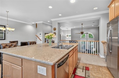 This stunning townhome offers breathtaking views of Reflection on Reflection Bay Golf Club in Nevada - for sale on GolfHomes.com, golf home, golf lot