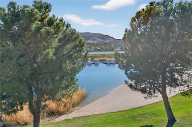 This stunning townhome offers breathtaking views of Reflection on Reflection Bay Golf Club in Nevada - for sale on GolfHomes.com, golf home, golf lot