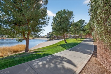 This stunning townhome offers breathtaking views of Reflection on Reflection Bay Golf Club in Nevada - for sale on GolfHomes.com, golf home, golf lot