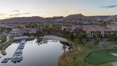 This stunning townhome offers breathtaking views of Reflection on Reflection Bay Golf Club in Nevada - for sale on GolfHomes.com, golf home, golf lot