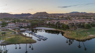 This stunning townhome offers breathtaking views of Reflection on Reflection Bay Golf Club in Nevada - for sale on GolfHomes.com, golf home, golf lot