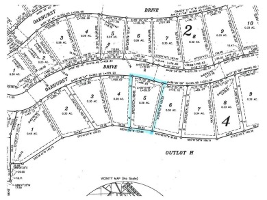 Spacious building site in the Oakhurst Subd.  in the Jewel on The Jewel Golf Club in Minnesota - for sale on GolfHomes.com, golf home, golf lot