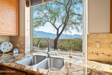 Catalina Mountain views from this gorgeous Verona model Villa on Saddlebrooke Golf Course in Arizona - for sale on GolfHomes.com, golf home, golf lot