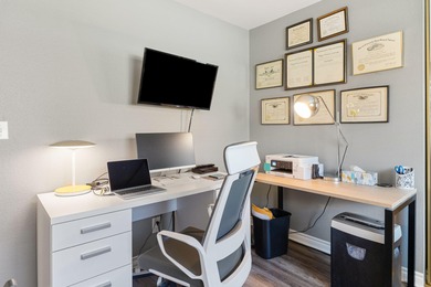 This one-story, west-facing end-unit condominium is located on Monterey Country Club in California - for sale on GolfHomes.com, golf home, golf lot