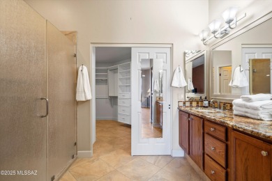 Catalina Mountain views from this gorgeous Verona model Villa on Saddlebrooke Golf Course in Arizona - for sale on GolfHomes.com, golf home, golf lot