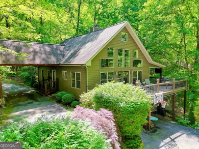 Discover Your Dream Mountain Retreat: Exquisite Home in on Waterfall Country Club in Georgia - for sale on GolfHomes.com, golf home, golf lot