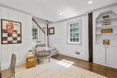 Picturesque Stanwich Colonial with golf course views, located on Greenwich Country Club in Connecticut - for sale on GolfHomes.com, golf home, golf lot