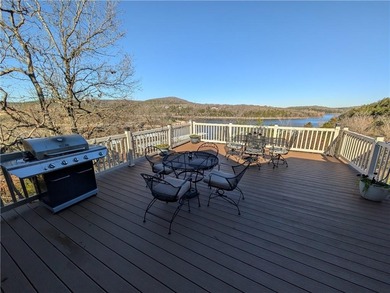 Enjoy stunning views of Table Rock Lake from the upper deck on Holiday Island Executive Golf Course in Arkansas - for sale on GolfHomes.com, golf home, golf lot