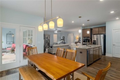 This amazing home with beautiful mountain views is nestled in a on The Highlands Course at Lake Arrowhead in Georgia - for sale on GolfHomes.com, golf home, golf lot
