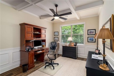 This amazing home with beautiful mountain views is nestled in a on The Highlands Course at Lake Arrowhead in Georgia - for sale on GolfHomes.com, golf home, golf lot