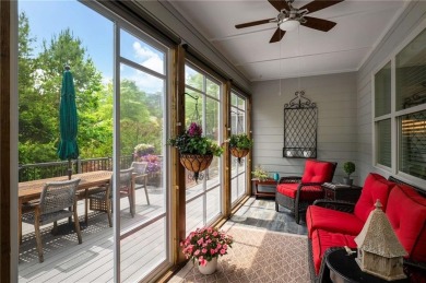 This amazing home with beautiful mountain views is nestled in a on The Highlands Course at Lake Arrowhead in Georgia - for sale on GolfHomes.com, golf home, golf lot