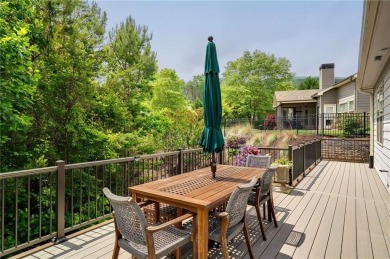 This amazing home with beautiful mountain views is nestled in a on The Highlands Course at Lake Arrowhead in Georgia - for sale on GolfHomes.com, golf home, golf lot