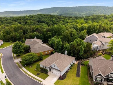 This amazing home with beautiful mountain views is nestled in a on The Highlands Course at Lake Arrowhead in Georgia - for sale on GolfHomes.com, golf home, golf lot