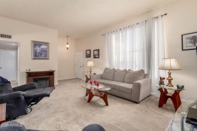 This lovely Sun City home is light & bright with an open concept on PalmBrook Country Club in Arizona - for sale on GolfHomes.com, golf home, golf lot
