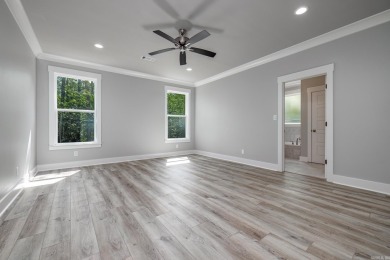 Brand new 1885 square foot home on lovely lot. Trees surround on Ponce De Leon Golf Course in Arkansas - for sale on GolfHomes.com, golf home, golf lot