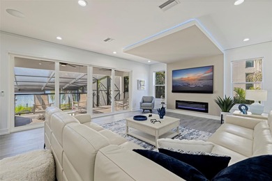 This exceptional waterfront residence, built in 2023, delivers a on The Renaisssance Vinoy Golf Club in Florida - for sale on GolfHomes.com, golf home, golf lot