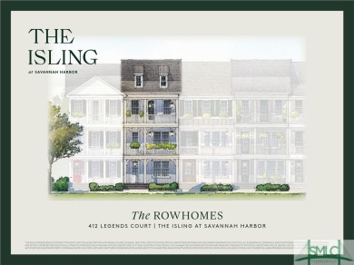 The Isling's Rowhome harkens to a connected historic Savannah on The Club At Savannah Harbor in Georgia - for sale on GolfHomes.com, golf home, golf lot