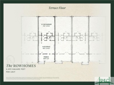 The Isling's Rowhome harkens to a connected historic Savannah on The Club At Savannah Harbor in Georgia - for sale on GolfHomes.com, golf home, golf lot