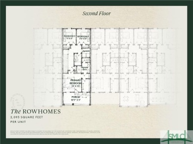The Isling's Rowhome harkens to a connected historic Savannah on The Club At Savannah Harbor in Georgia - for sale on GolfHomes.com, golf home, golf lot