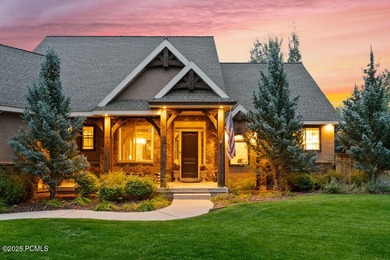 Exceptional single-level custom home nestled in the heart of on Park Meadows Country Club in Utah - for sale on GolfHomes.com, golf home, golf lot