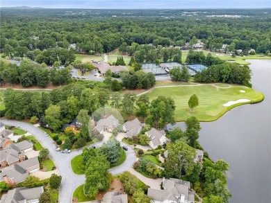 Perfectly situated on the 18th Fairway with Shimmering LAKE on Country Club of Roswell in Georgia - for sale on GolfHomes.com, golf home, golf lot