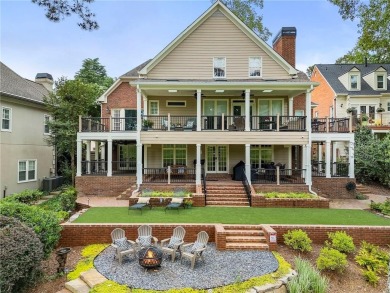 Perfectly situated on the 18th Fairway with Shimmering LAKE on Country Club of Roswell in Georgia - for sale on GolfHomes.com, golf home, golf lot