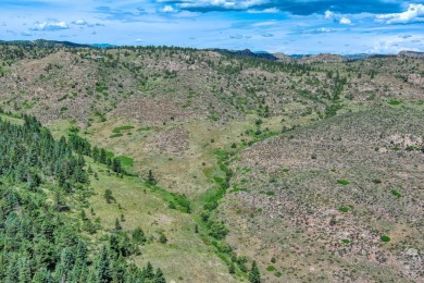 With mostly pines, aspens and rock outcroppings, this property on Fox Acres Country Club in Colorado - for sale on GolfHomes.com, golf home, golf lot