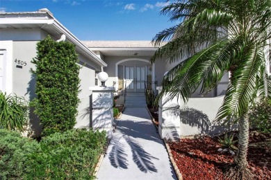 Welcome to Palm Court, a sought-after Mediterranean-style on IMG Academies Golf and Country Club in Florida - for sale on GolfHomes.com, golf home, golf lot