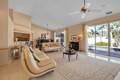 Welcome to Palm Court, a sought-after Mediterranean-style on IMG Academies Golf and Country Club in Florida - for sale on GolfHomes.com, golf home, golf lot