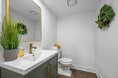 Experience the perfect blend of classic architecture and modern on Lake Barrington Shores Golf Course in Illinois - for sale on GolfHomes.com, golf home, golf lot