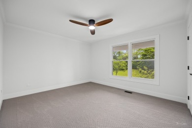 Experience the perfect blend of classic architecture and modern on Lake Barrington Shores Golf Course in Illinois - for sale on GolfHomes.com, golf home, golf lot