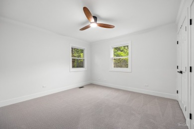 Experience the perfect blend of classic architecture and modern on Lake Barrington Shores Golf Course in Illinois - for sale on GolfHomes.com, golf home, golf lot