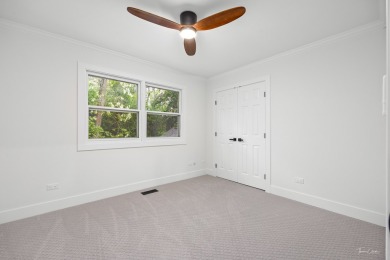 Experience the perfect blend of classic architecture and modern on Lake Barrington Shores Golf Course in Illinois - for sale on GolfHomes.com, golf home, golf lot