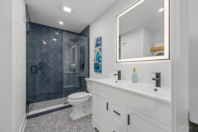 Experience the perfect blend of classic architecture and modern on Lake Barrington Shores Golf Course in Illinois - for sale on GolfHomes.com, golf home, golf lot