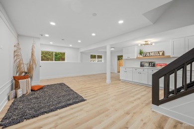 Experience the perfect blend of classic architecture and modern on Lake Barrington Shores Golf Course in Illinois - for sale on GolfHomes.com, golf home, golf lot