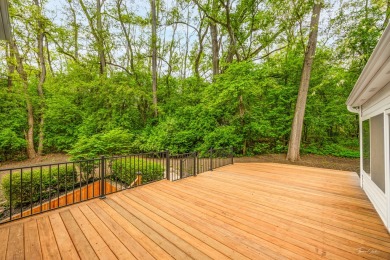 Experience the perfect blend of classic architecture and modern on Lake Barrington Shores Golf Course in Illinois - for sale on GolfHomes.com, golf home, golf lot