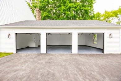 Experience the perfect blend of classic architecture and modern on Lake Barrington Shores Golf Course in Illinois - for sale on GolfHomes.com, golf home, golf lot