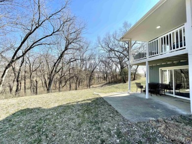 Stunning setting for this 4 BR, 3 BA home on nearly 5 acres on Lake Perry Country Club in Kansas - for sale on GolfHomes.com, golf home, golf lot