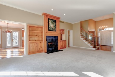 This stately, custom built home rests one of the most beautiful on Stonebridge Golf Club in Michigan - for sale on GolfHomes.com, golf home, golf lot