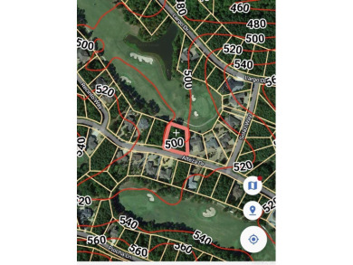 Granada Golf Course lot with gentle slope. Located near green of on Granada Golf Course in Arkansas - for sale on GolfHomes.com, golf home, golf lot