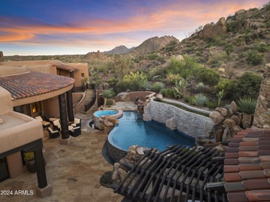 PINNACLE PEAK HILLSIDE CUSTOM RESORT HOME: Perched high on the on Troon North Golf Club  in Arizona - for sale on GolfHomes.com, golf home, golf lot