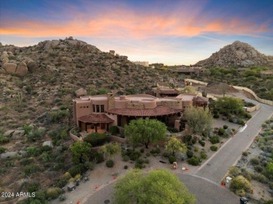 PINNACLE PEAK HILLSIDE CUSTOM RESORT HOME: Perched high on the on Troon North Golf Club  in Arizona - for sale on GolfHomes.com, golf home, golf lot