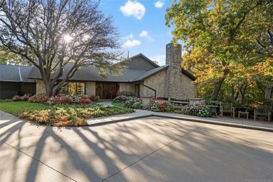 This custom contemporary estate is a truly unique offering in on Southern Hills Country Club in Oklahoma - for sale on GolfHomes.com, golf home, golf lot